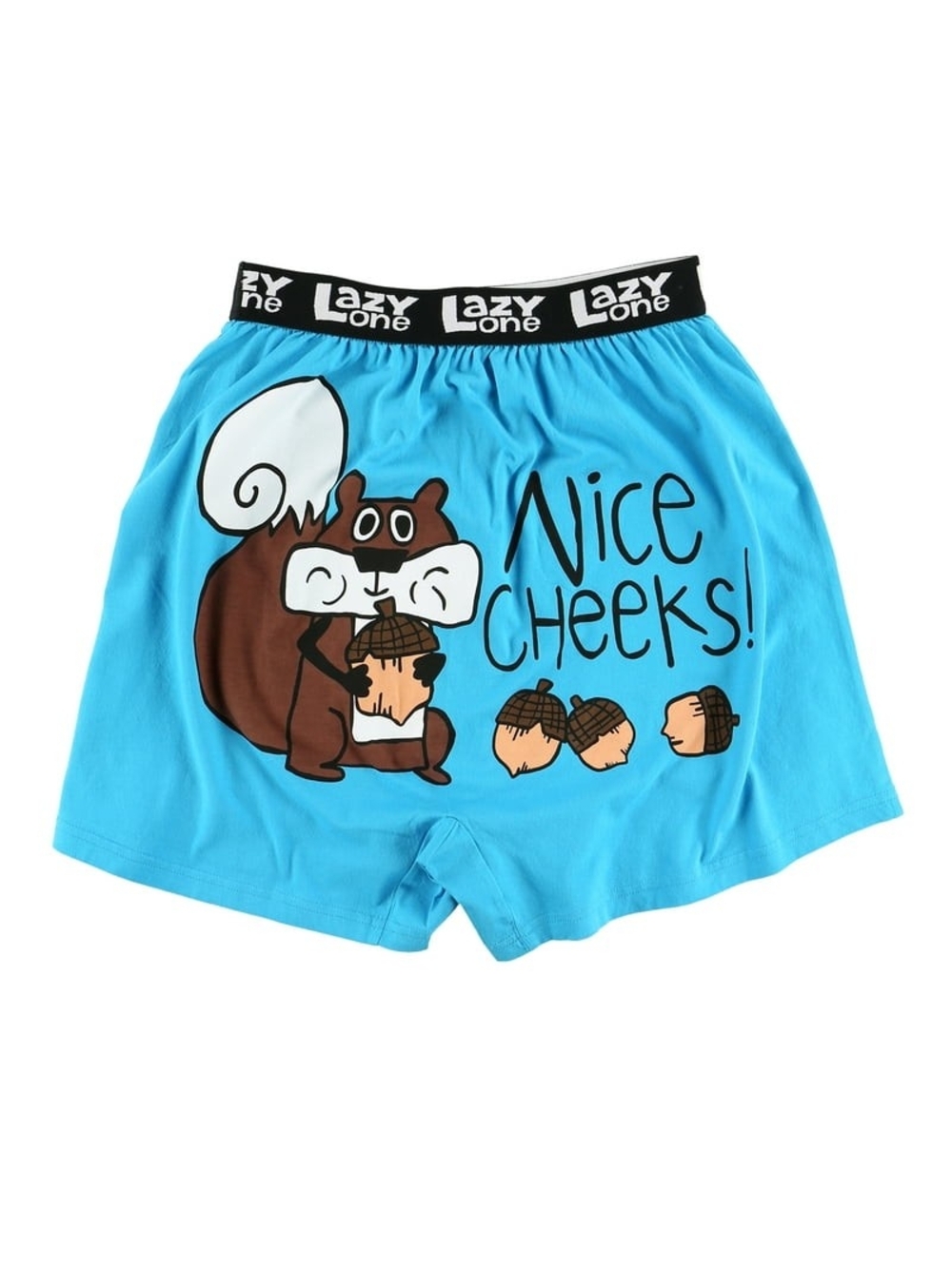LAZY ONE Lagoon Blue 'Nice Cheeks' Squirrel  Boxers XXL